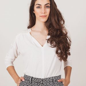 Women White Fashion T-Shirt
