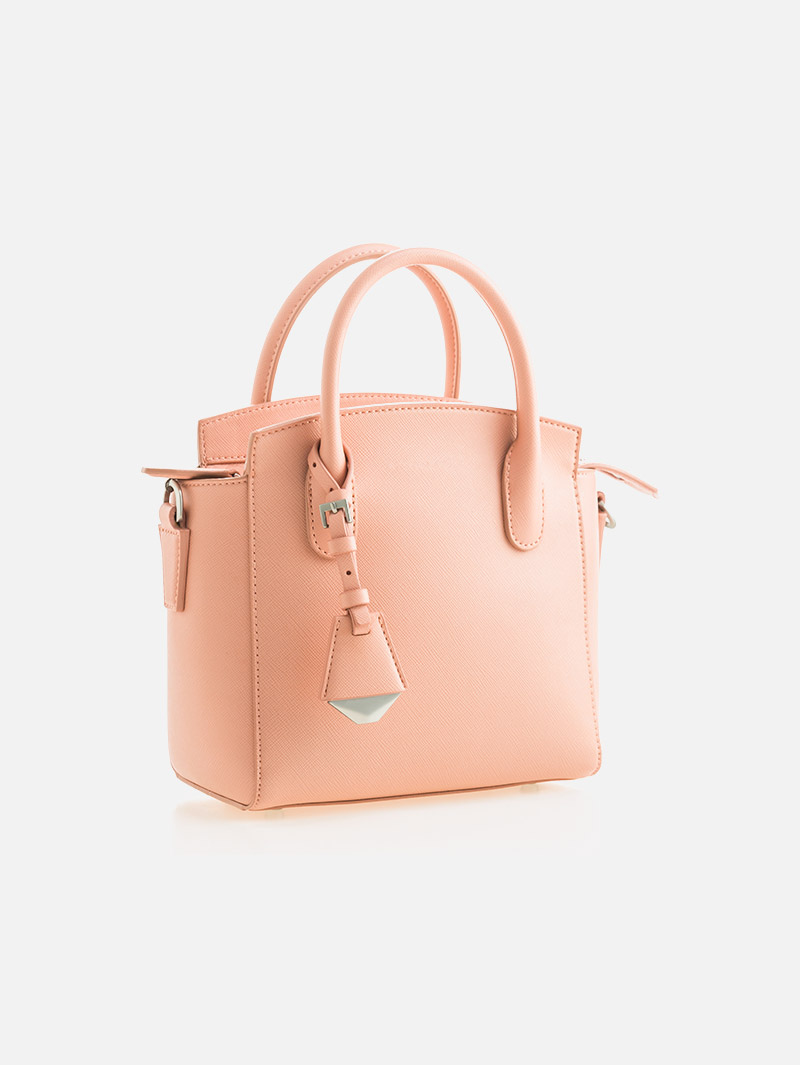 Simple Pink Crossbody Bag