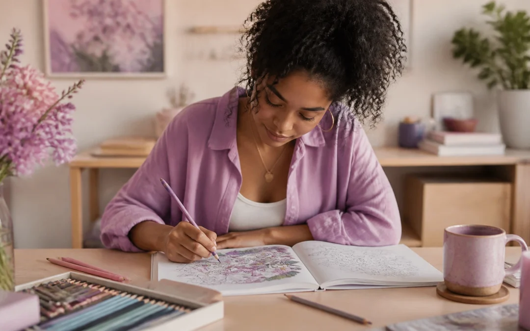 Blossom Within: The Mindful Colouring Book for Reflection, Calm and Personal Growth